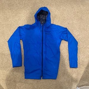 Blue Columbia Rain Jacket // Youth XL